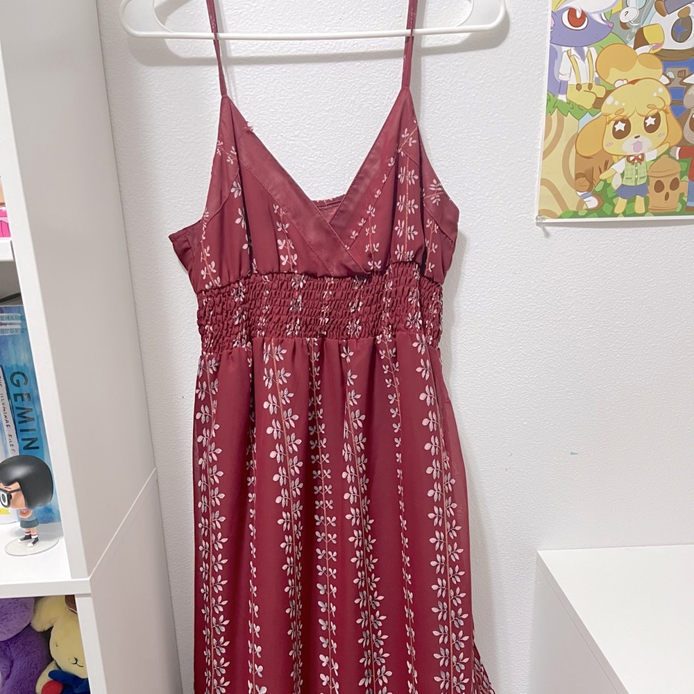 Unknown Brand, Thrifted, Gently Loved, Silky Ankle Length Cami Dress